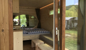 Camping Schwabenmühle Tiny House von Innen